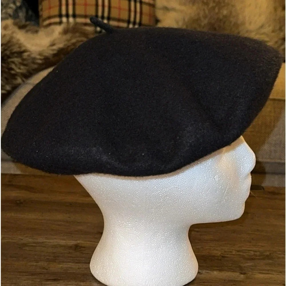 💥Men’s Vintage Gray Wool Beret Cap Hat - Picture 4 of 8